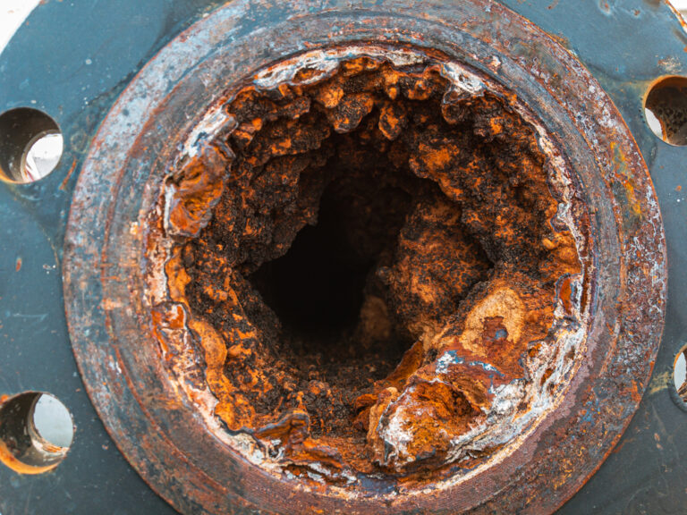 Water,Pipe,Clogged.very,Old,Corroded,And,Blocked,Steel,Household,Pipes.old